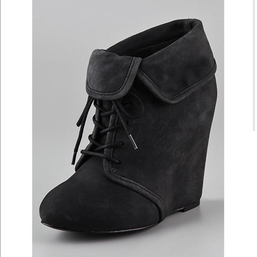 Elizabeth and James Manor Wedge Booties